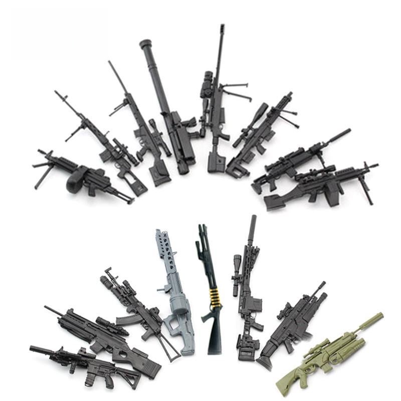 Model Kit Weapons - 1/6 Ölçekli Silah Modeli Makineli Tüfek