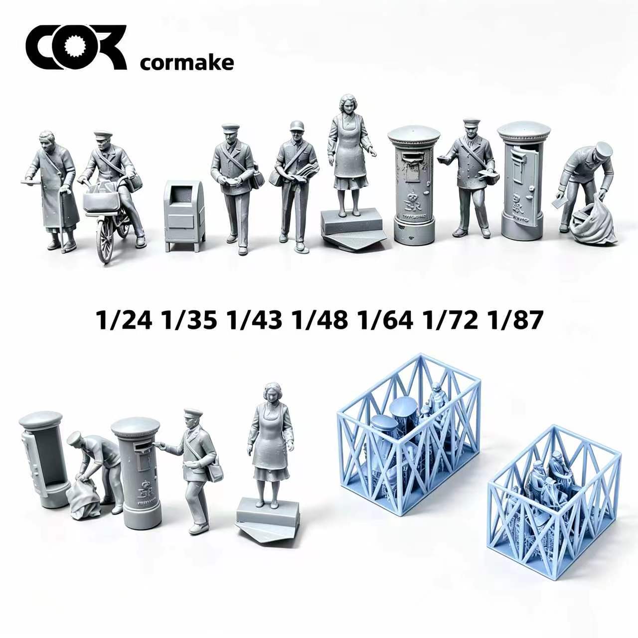 Model Kit Gunpla - 1/35-1/87 HO Minyatür Ölçekli Model Seti
