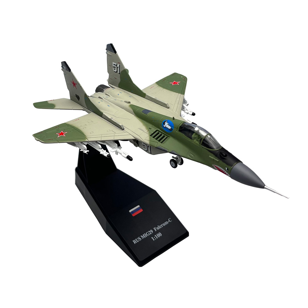 Model Kit Plane - 1/100 Ölçekli Rus MIG-29 Mig29 Fulcrum