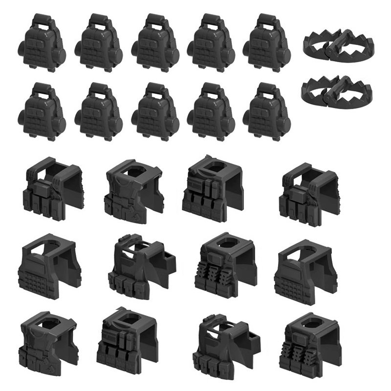 Model Kit Gunpla - MOC Askeri Zırh Taktik Yelek Sest