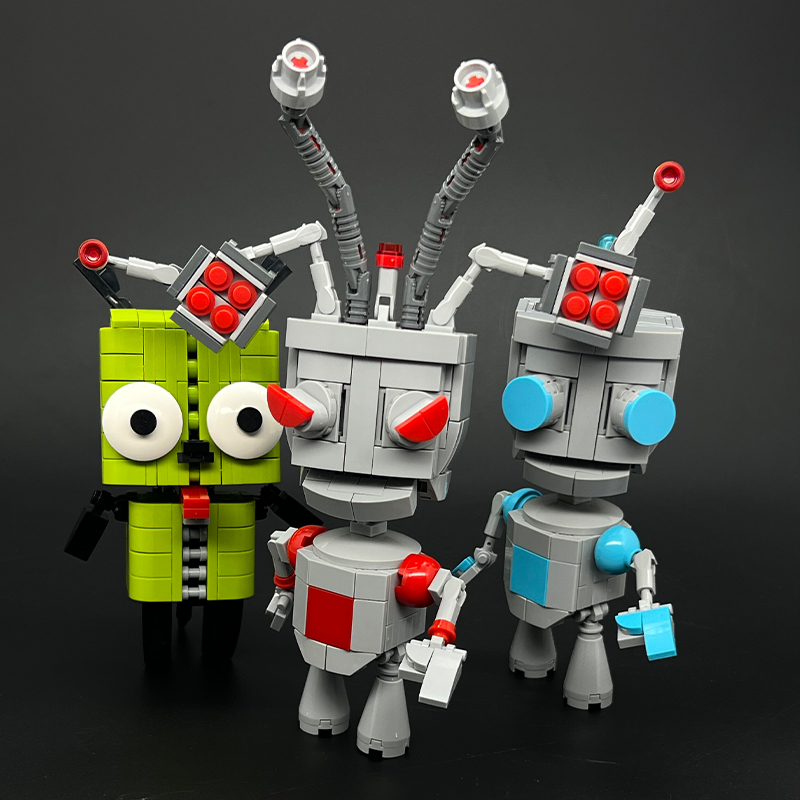 Model Kit Ikaruga - Uzaylı Robot Köpek Yaratıcı Model Yapı