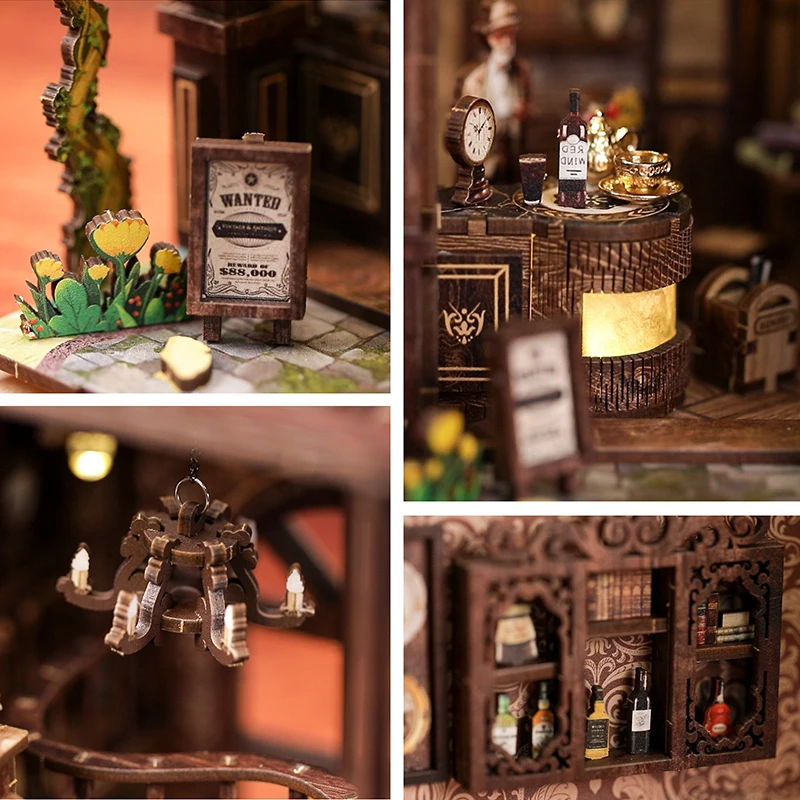 Kendin Yap Ahşap Kitap Köşesi  - Model Kit Fantasy incelemesi ve fiyatı