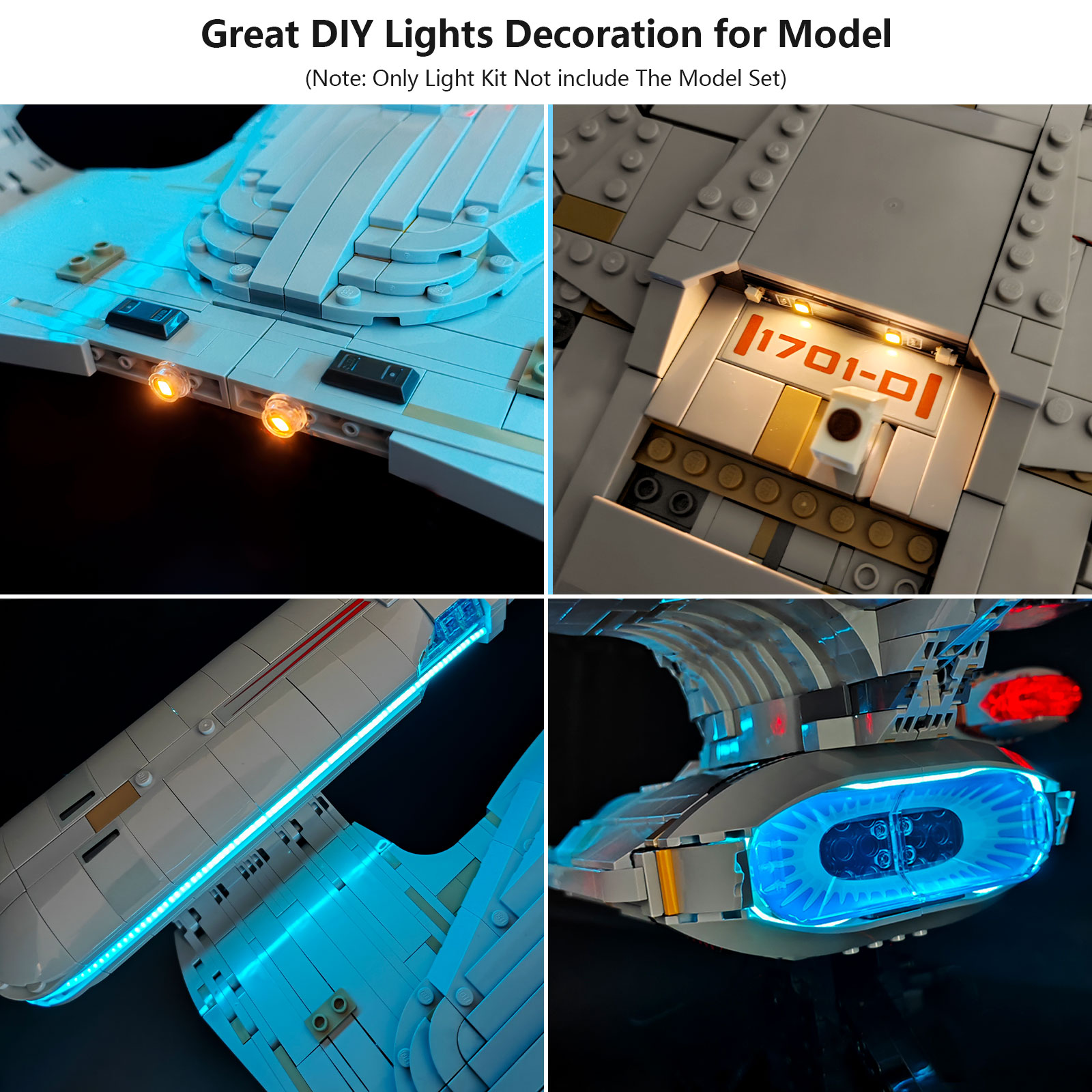 LYBMTWF Lego 10356 için LED Ay - Model Kit Ikaruga incelemesi ve fiyatı