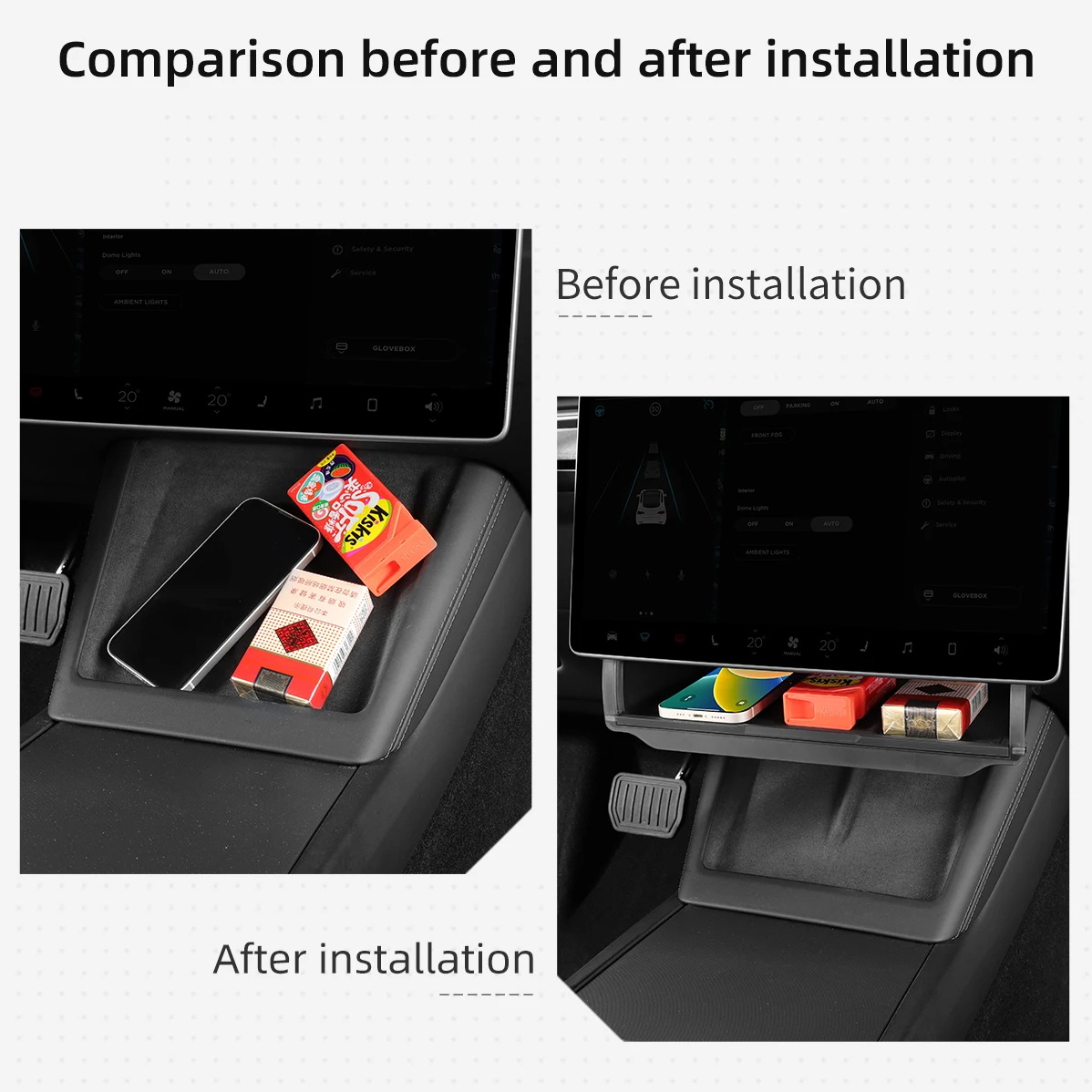 Tesla Model Y Juniper 2025 Mod - Model Kit Runner Organizer incelemesi ve fiyatı